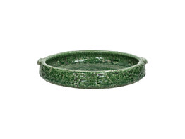 LUMU - schotel - keramiek - DIA 30 5 x H 5 5 cm - groen