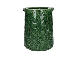 LUMU - pot - keramiek - DIA 18 5 x H 25 cm - groen