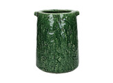 LUMU - pot - keramiek - DIA 18 5 x H 25 cm - groen