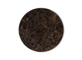 Dienblad rond marmer bruin 30cm