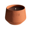 Outdoor Floor candle S terracotta brown