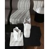 Kami vase medio bone white