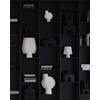 Sphere vase bubl shisen medio bone white