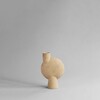 Sphere vase bubl medio sand