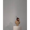 Sphere vase bubl medio sand