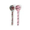 70s ceramics serving spoons sprinkle set of 2