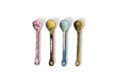 70s ceramics spoons M sketch set of 4