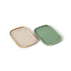 70s ceramics small trays crayon set of 2