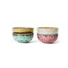 70s ceramics 1 XS bowls modernist set of 4