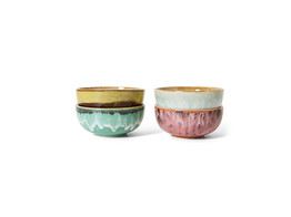70s ceramics 1 XS bowls modernist set of 4
