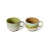 70s ceramics tea cups neo set of 2