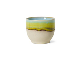 70s ceramics cafe cup glint