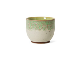 70s ceramics cafe cup chalk