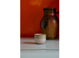 70s ceramics cafe cup chalk