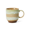 70s ceramics cafe mug umber