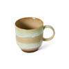 70s ceramics cafe mug umber