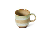 70s ceramics cafe mug umber