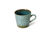 70s ceramics cappuccino mug verdigris