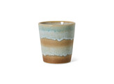 70s ceramics coffee mug skyline