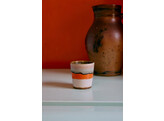 70s ceramics coffee mugs surreal set of 6