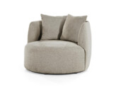 Fauteuil Louis met kussen - zand Spark