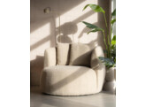 Fauteuil Louis met kussen - zand Spark