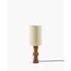 Table lamp red brown beige Marie-Ann