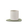 Glass mat curve nupo olive green