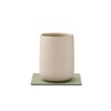 Glass mat square nupo olive green