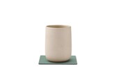 Glass mat square nupo pastel green