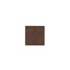 Glass mat square nupo dark brown
