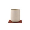 Glass mat square nupo sienna