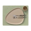 Table mat square L nupo olive green