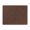 Table mat square L nupo dark brown