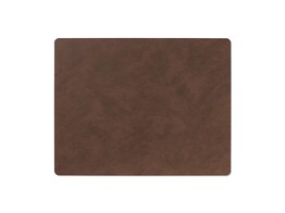 Table mat square L nupo dark brown
