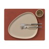 Table mat square L nupo sienna