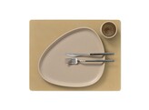 Table mat square L nupo khaki