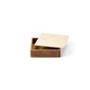 Wood box square S oak nature