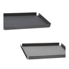 Tray square L airy nupo aluminium antraciet