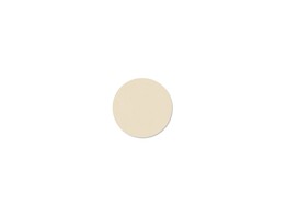 Glass mat circle corduroy vanilla