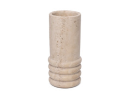 Travertine vase Moli 12 x 25cm