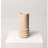 Travertine vase Moli 12 x 25cm