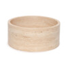 Schaal travertine 24 x 10cm