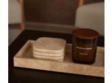 Onderzetter organisch travertine 4 stuks