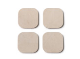 Onderzetter organisch beige 4 stuks