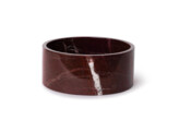 Fruitschaal marmer rood 24x10cm