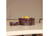 Fruitschaal marmer rood 24x10cm