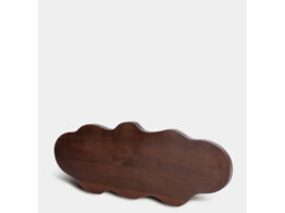 Serveerplank Flowy L donkerbruin