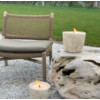 Outdoor urban candle M   cover ecru neutral