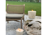 Outdoor urban candle M   cover ecru neutral